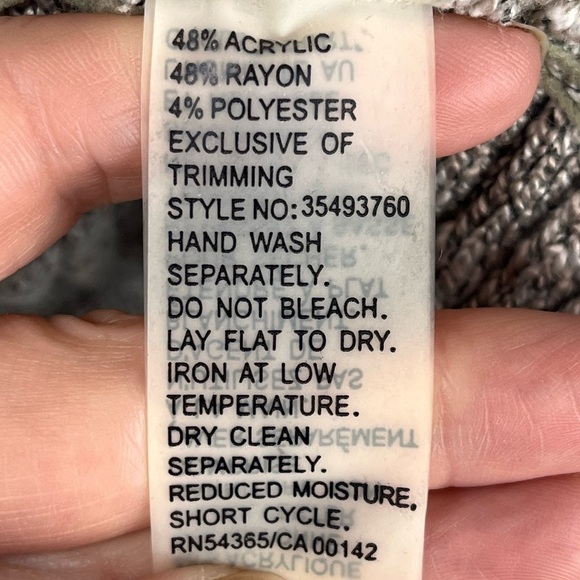 PETER NYGARD Cardigan 2X Tan Rolled Cap Sleeve Sweater Shawl Collar - Picture 5 of 16